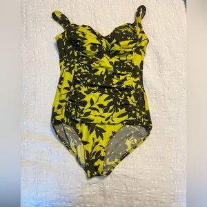 Miracle Suit, Multicolored, one piece swimsuit, Size 14